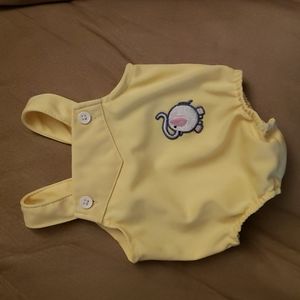 Cabbage Patch Kids yellow overalls